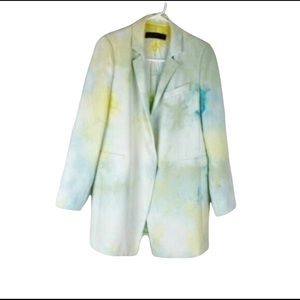 Zara Woman Tie Dye Blazer Size Small
